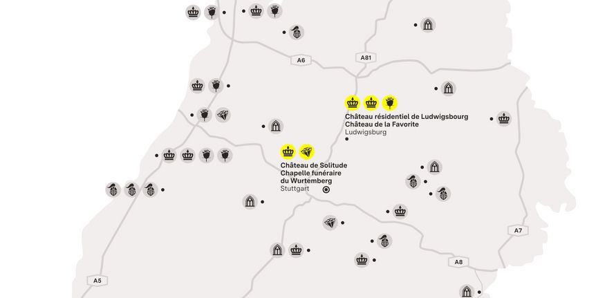 Carte de région "Stuttgart et sa Région"